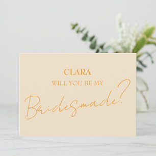 Invitation Mariage minimal Vosvos vert Bridesmade