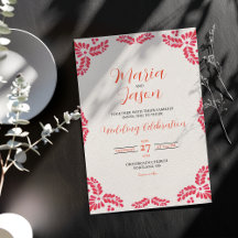 Mariage minimaliste aux fleurs orange Talavera mex