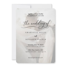 Mariage minimaliste avec superposition de photo en