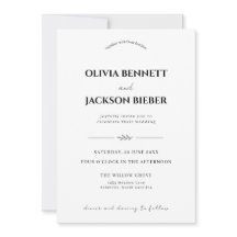 Mariage Minimaliste avec Typographie Moderne Éléga