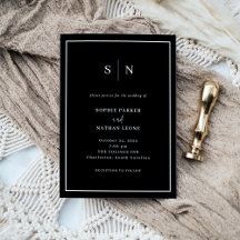 Mariage Minimaliste et Chic | Bordure Blanche