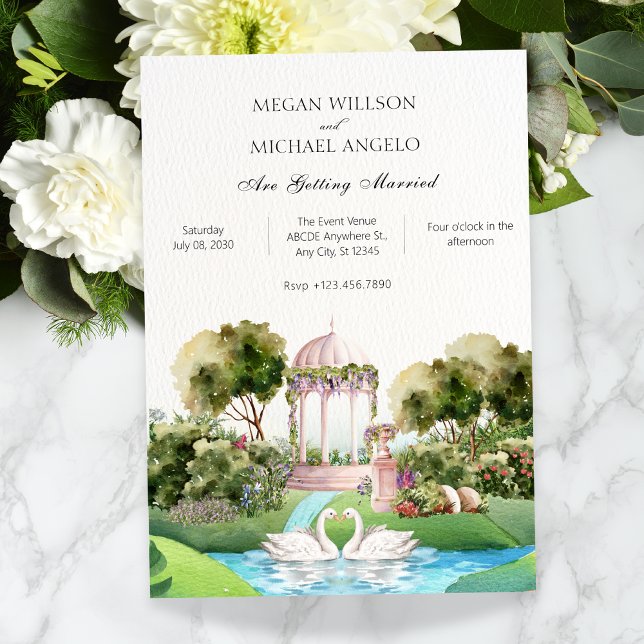 Invitation Mariage minimaliste et élégant (Créateur téléchargé)