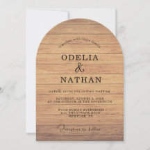 Mariage minimaliste moderne à texture de bois
