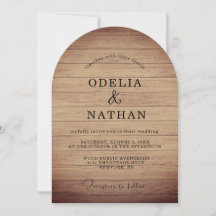 Mariage Minimaliste Moderne à Texture de Bois
