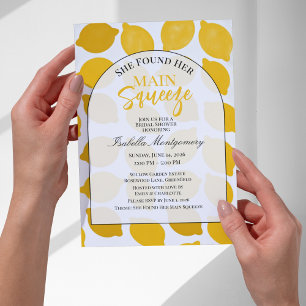 Invitation Mariage Minimaliste Moderne de la Main Squeeze