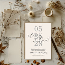 Mariage minimaliste moderne noir et blanc écriture
