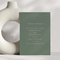 Mariage minimaliste moderne rose pâle et vert saug