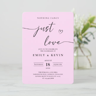 Invitation Mariage Minimaliste Noir Et Blanc 