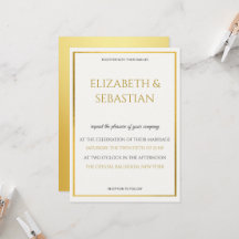 mariage minimaliste or et blanc cassé de luxe