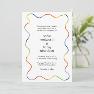 Invitation Mariage moderne