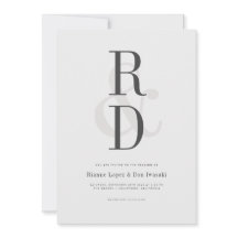 Invitation Mariage moderne