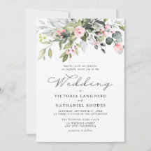 Mariage Moderne aux Feuilles de Eucalyptus Floral 