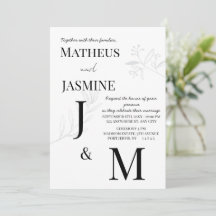 Mariage Monochrome Allemand Und Script