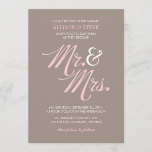 Invitation Mariage Motif Chic Zigzags