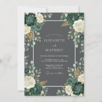 Mariage Noble en Forêt Grise Charbon