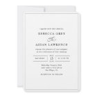 Mariage noir et blanc classique