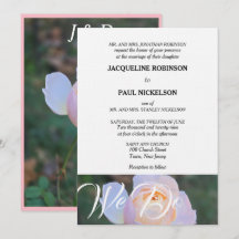 Mariage Nous faisons Monogram Pastel Rose