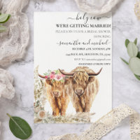 Mariage nuptial de Holy Cow Highland
