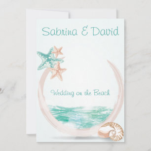 Invitation Mariage Ocean Breeze Beach