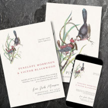 Mariage Oiseaux Amoureux Fun
