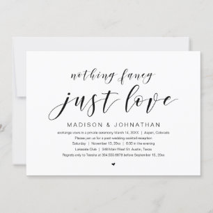 Invitation Mariage Party Fuite, Rien de Fantaisiste juste de 