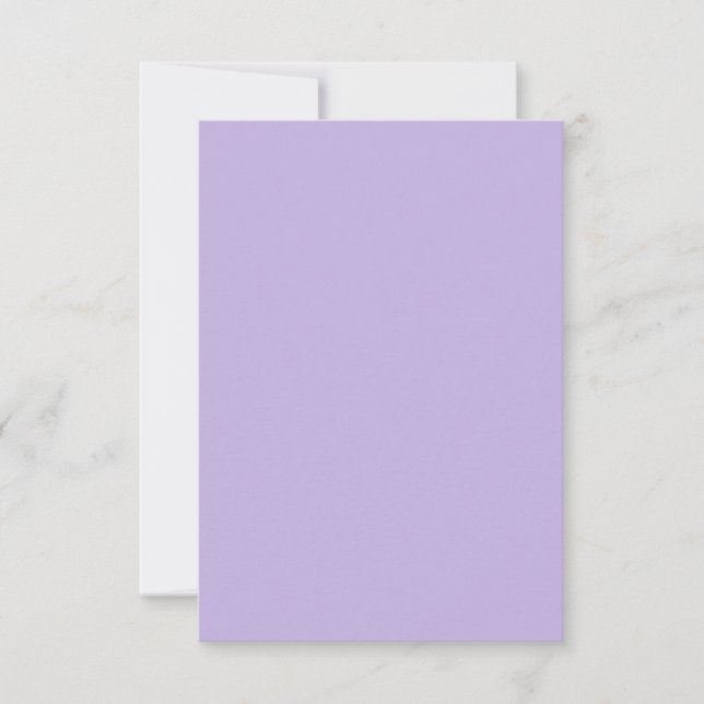 Invitation Mariage pastel violet (Devant)
