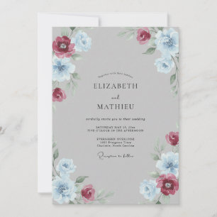 Invitation Mariage Peint à la Baie de Slate