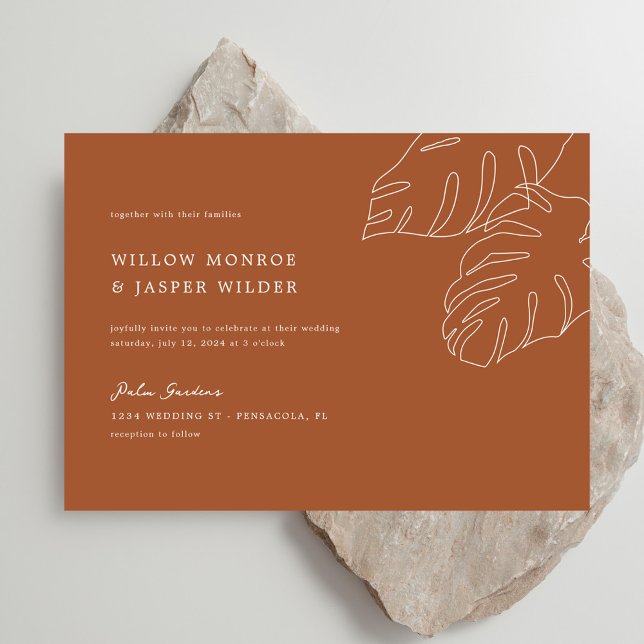 Invitation Mariage Pensacola (Créateur téléchargé)