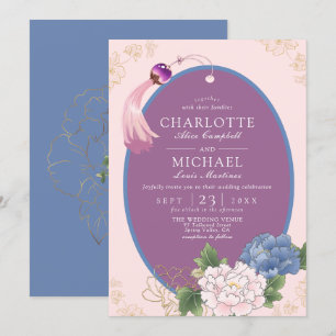 Invitation Mariage Peony Tassel