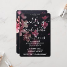 Mariage personnalisé aux fleurs de cerisier