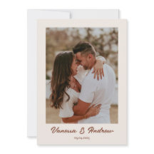 Mariage photo minimaliste Brown rouille