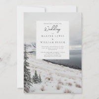 Mariage photo nature d'hiver