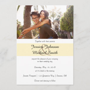 Invitation Mariage photo personnalisé