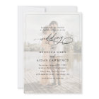 Mariage photo simple en noir et blanc