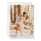 Mariage photo simple en noir et blanc