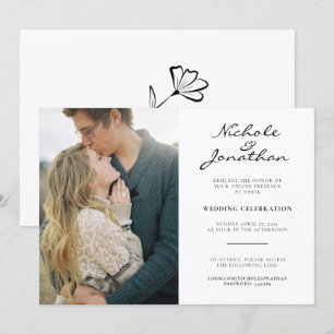 Invitation Mariage photo virtuel en ligne