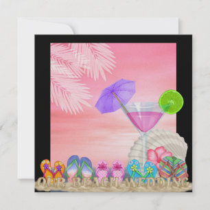 Invitation Mariage plage - SRF