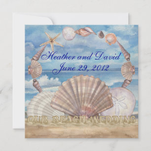 Invitation Mariage plage - SRF