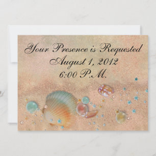 Invitation Mariage plage - SRF