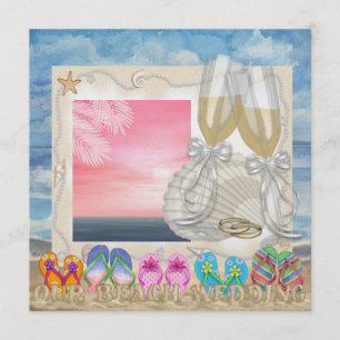 Invitation Mariage plage - SRF