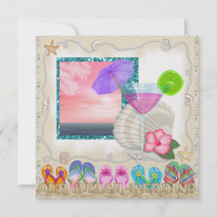 Invitation Mariage plage - SRF