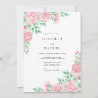 Mariage printanier aéré rose chou
