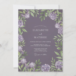 Invitation Mariage Printanier au Prunier Luxuriant