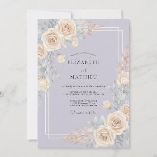 Invitation Mariage Printanier Harmonieux sous le signe de la