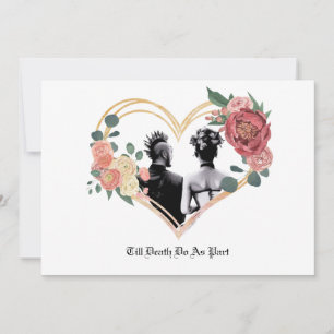 Invitation Mariage Punk
