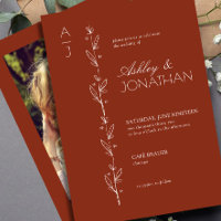 Mariage Redwood photo de divider botanique moderne