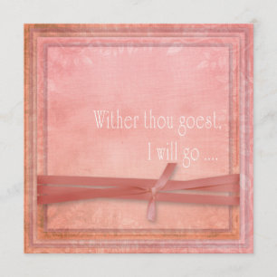 Invitation Mariage religieux que tu vas