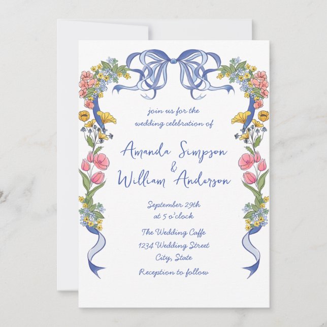 Invitation Mariage rétro à griffes à main funky (Devant)