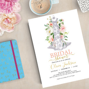 Invitation mariage Robe de douche nuptiale