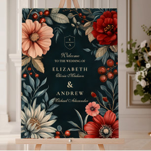 Invitation Mariage roman victorien foncé